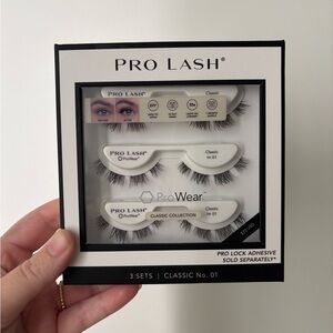 Pro Lash Classic Collection Lashes No. 1 - Black